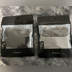 Fabletics 2 Pack Black The 24/7 and Gray The Blueprint Boxer Briefs LARGE New